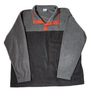 Columbia Quarter Snap Fleece Pullover – Men’s XXL, Gray